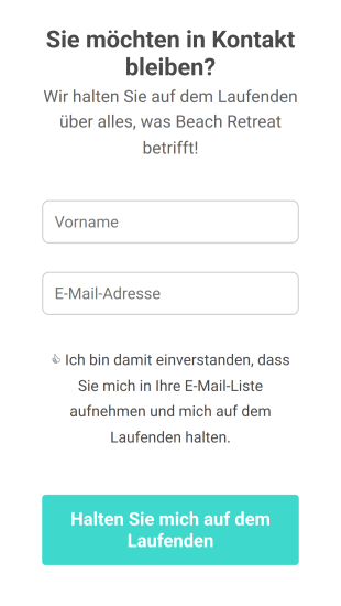 E Mail Erfassungsformular Form Template