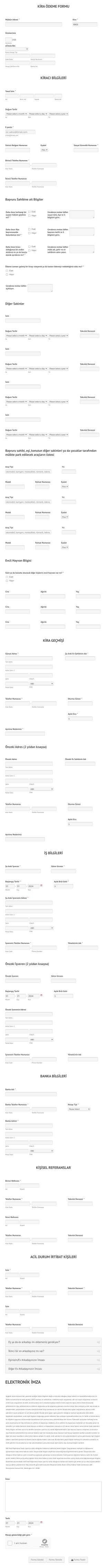 ECheck.Net Kira Ödeme Form Template