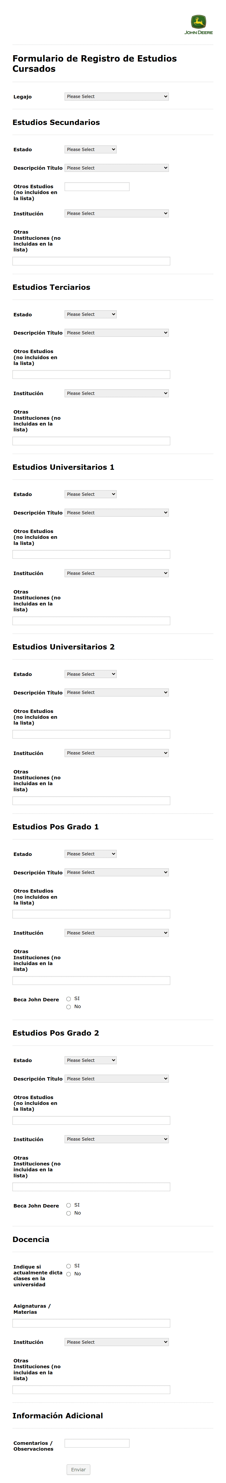 Educational Background Information Form Template | Jotform
