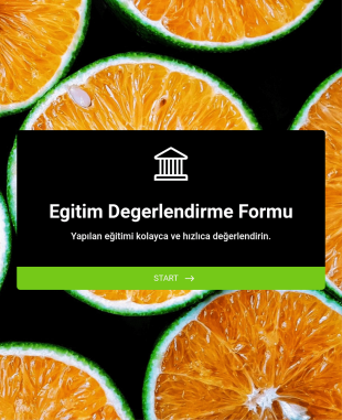 Eğitim Değerlendirme Form Şablonu