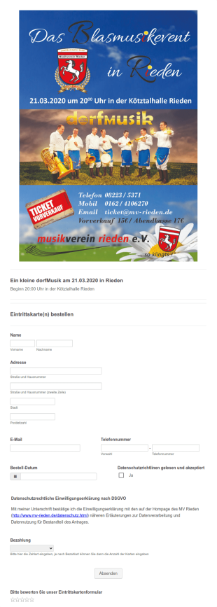 Ein Kleine DorfMusik Am 21.03.2020 In Rieden