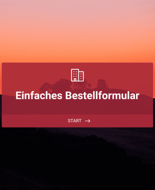 Einfaches Bestellformular