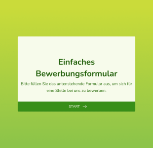 Einfaches Bewerbungsformular