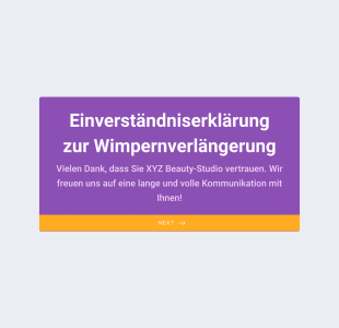 Einverständniserklärung Zur Wimpernverlängerung Form Template