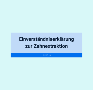 Einverständniserklärung Zur Zahnextraktion Form Template