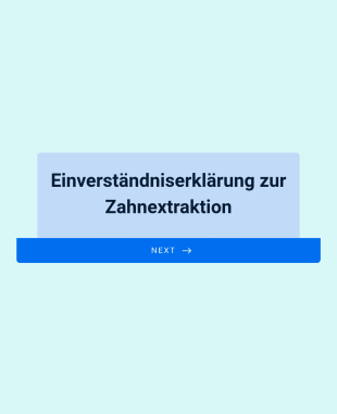 Einverständniserklärung Zur Zahnextraktion