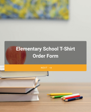 Elementary School T Shirt Order Form Template