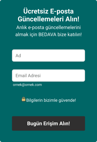 Email Kayıt Form Şablonu