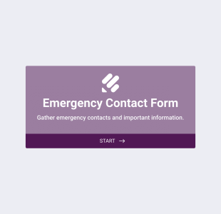Emergency Contact Form Template