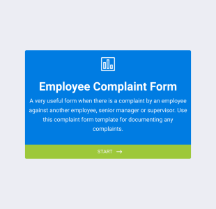 Employee Complaint Form Template