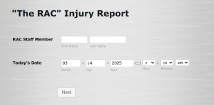 Employee Injury Report Form Template