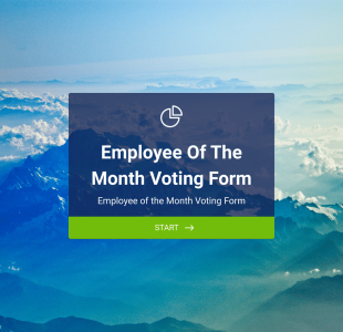 이달의 직원 투표 폼 Form Template