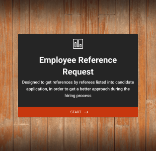 Employee Reference Form Template