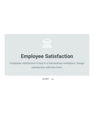 Employee Satisfaction Survey Form Template