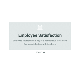 Employee Satisfaction Survey Form Template