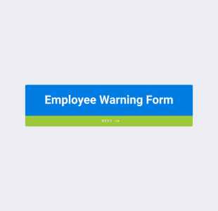 Employee Warning Form Template