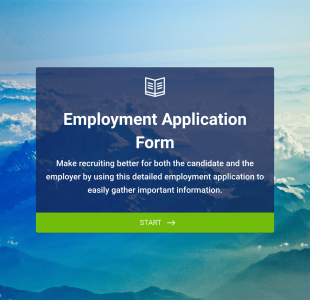 Employment Application Form Template