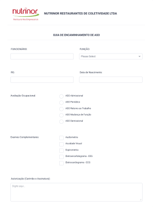 Encaminhamento De ASO