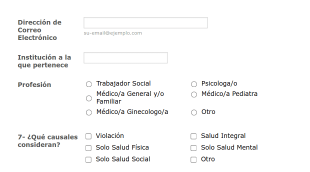 Encuesta A Personal De Salud Form Template