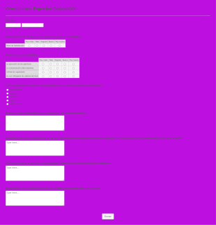 Encuesta Club Social Y De Deportes Concepción