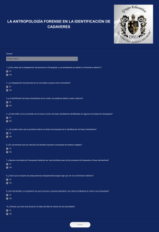 Encuesta De Antropologia Forense