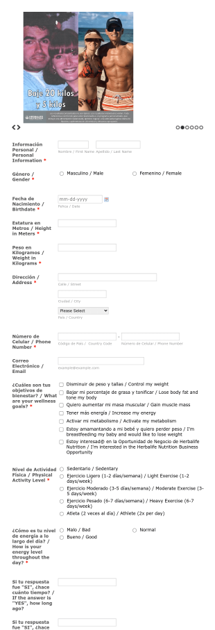 Encuesta De Bienestar Cuarentena Julio 2020 Form Template