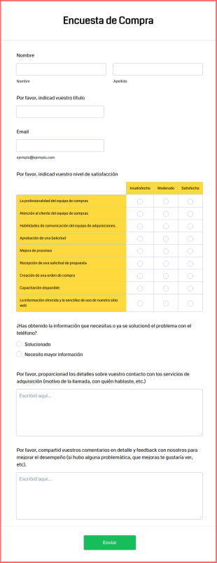 Encuesta De Compra