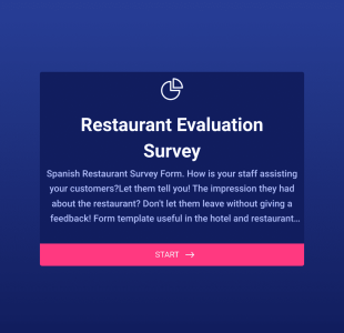 Encuesta De Evaluación De Restaurante Form Template