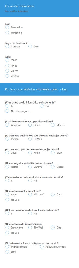 Encuesta De Informatica