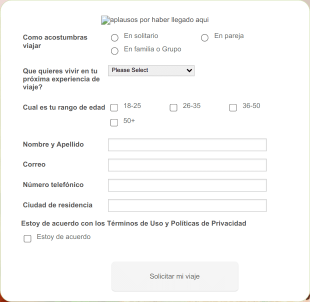 Encuesta De Preferencias De Viajes