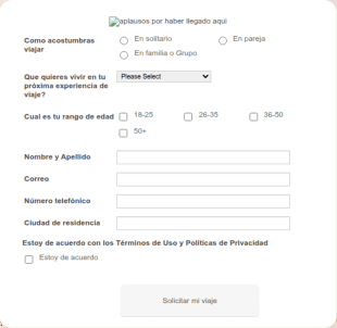 Encuesta De Preferencias De Viajes