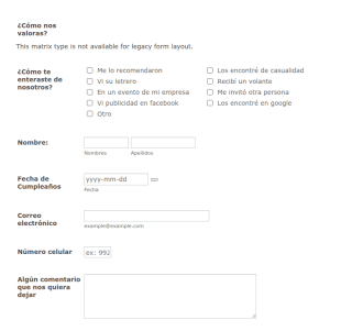Encuesta De Satisfacción De Servicio