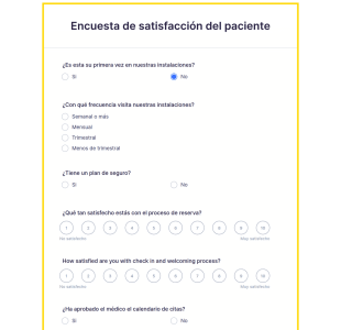 Encuesta De Satisfacción Del Paciente