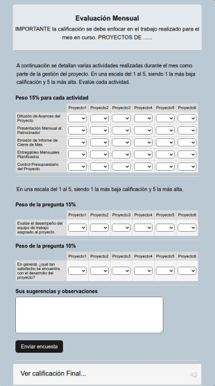 Encuesta Satisfacción