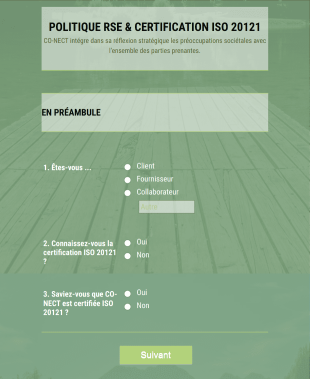 Enquête RSE Form Template