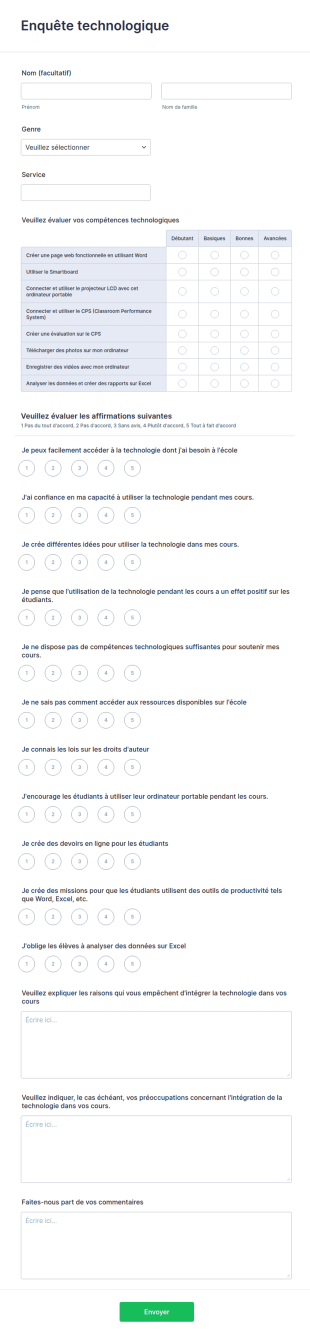 Enquête Sur Les Technologies