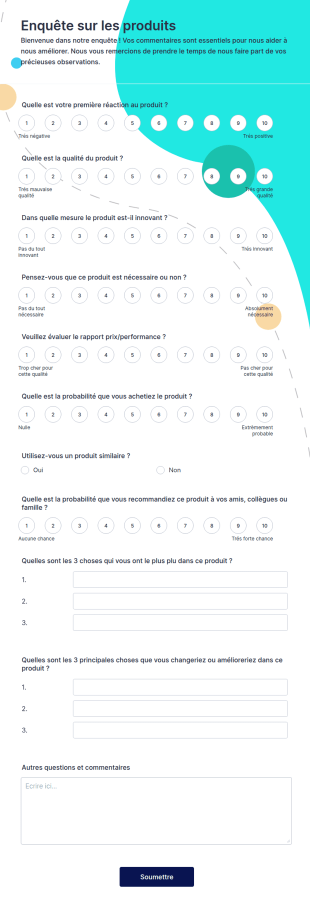Enquête Sur Un Nouveau Produit