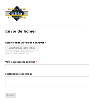 Envoi De Fichier Form Template