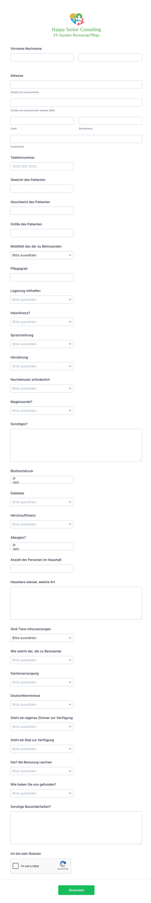 Erhebungsbogen