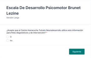 Escala De Desarrollo Psicomotor Brunet Lezine Versión Larga
