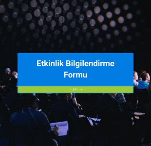 Etkinlik Bilgilendirme Form Template