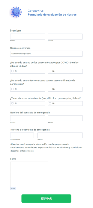 Evaluación De Riesgos COVID 19