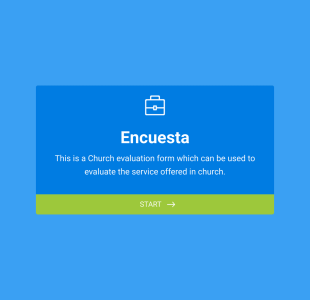 Evaluación De Servicios De Iglesia Form Template