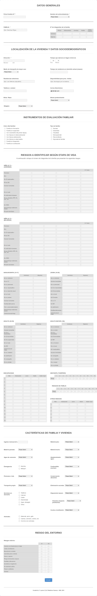 Medicina Humana Y Evaluación Familiar Para Atención Médica Form Template