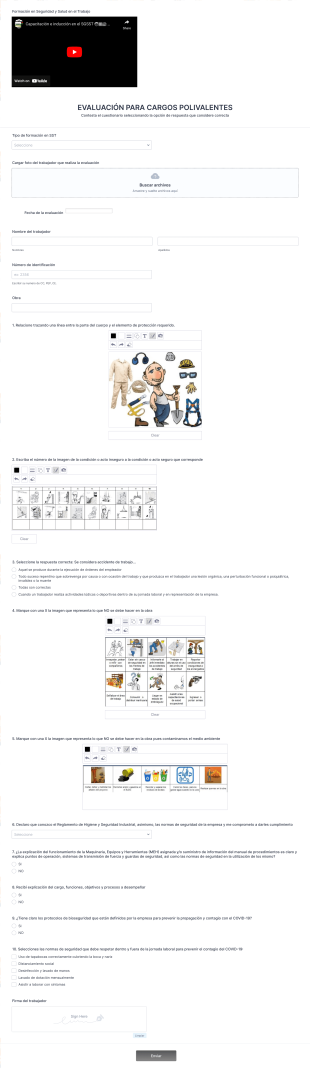 Evaluación Para Cargos Polivalentes