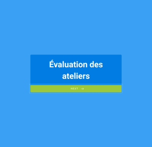 Évaluation Des Ateliers Form Template