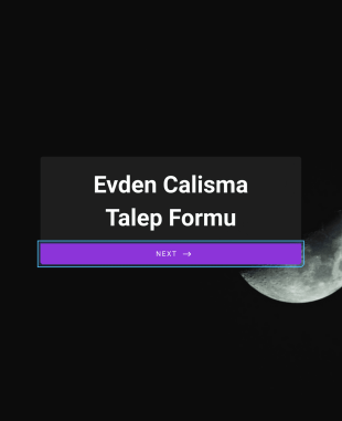 Evden Calisma Talep Form Template
