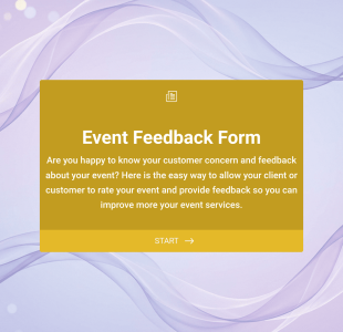 Event Feedback Form Template