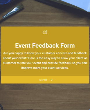 Event Feedback Form Template