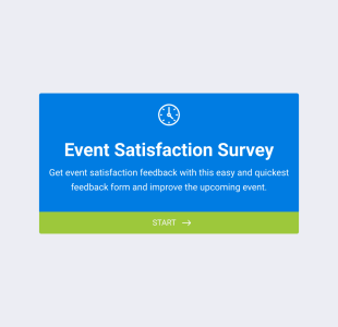 Event Satisfaction Survey Form Template